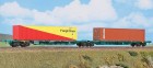 40203 ACME Articulated Container car type Sggmrss of CEMAT loaded with containers
